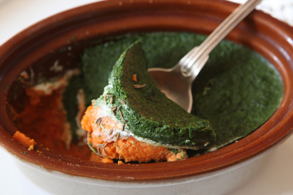 Recette Bavarois de cresson et carottes au cumin