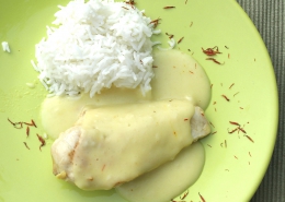 Recette Blancs de poule gâtinaise au safran